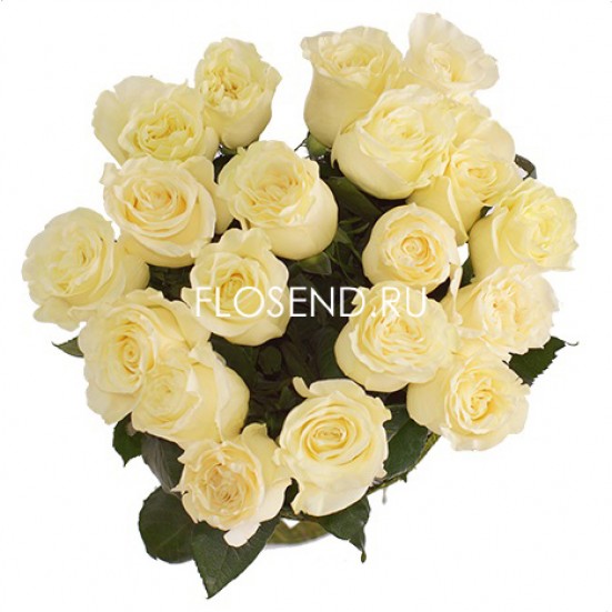 Букет «15 белых роз» - фото 3