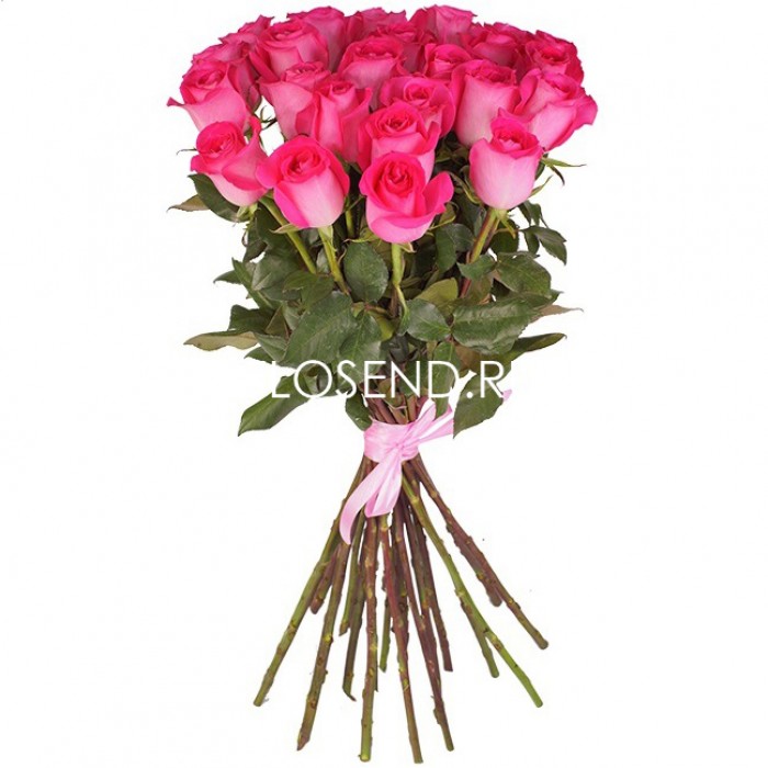 Букет «25 розовых роз»