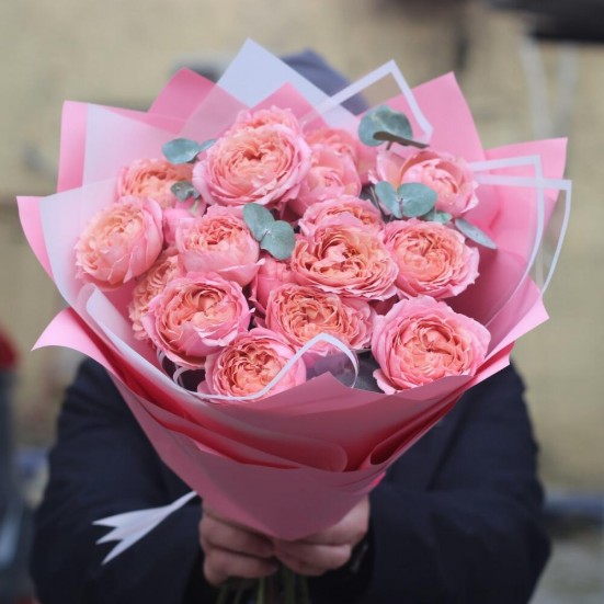 Букет «Пионовидная роза джульетта» - фото 3
