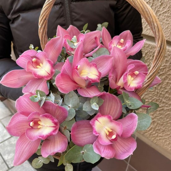 Корзина с орхидеями - фото 5